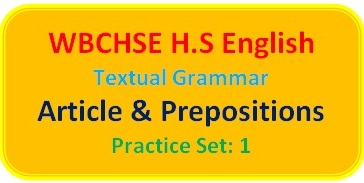 HS English Preposition Practice Set-1