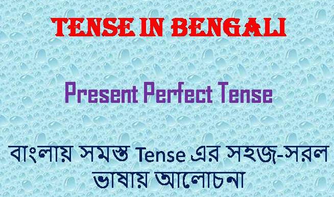 Present Perfect Tense Bengali Example